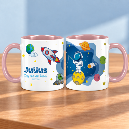Keramik Tasse mit Namen | Schulstarter 2