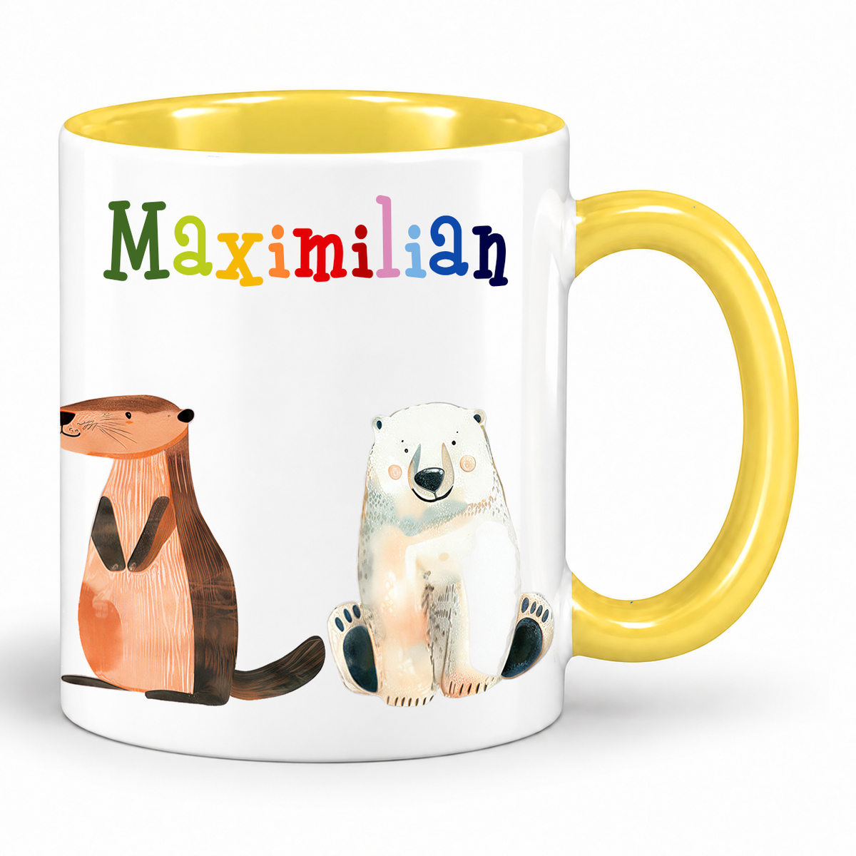 Keramik Tasse mit Namen | Tierparty