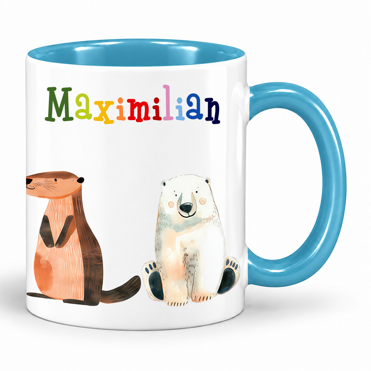 Keramik Tasse mit Namen | Tierparty