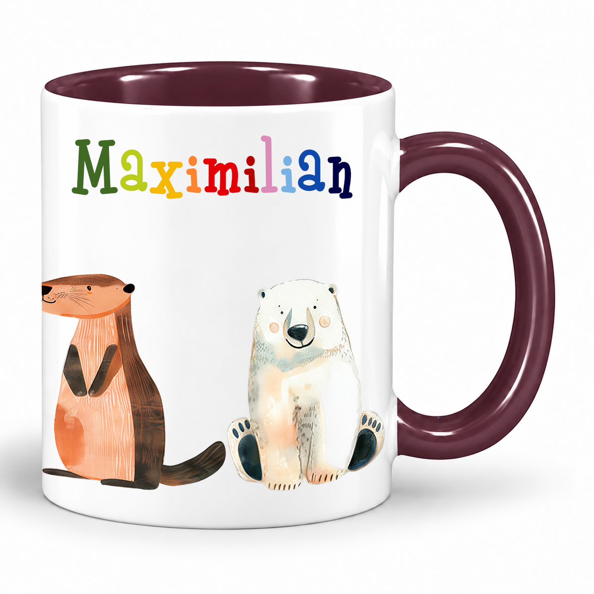 Keramik Tasse mit Namen | Tierparty