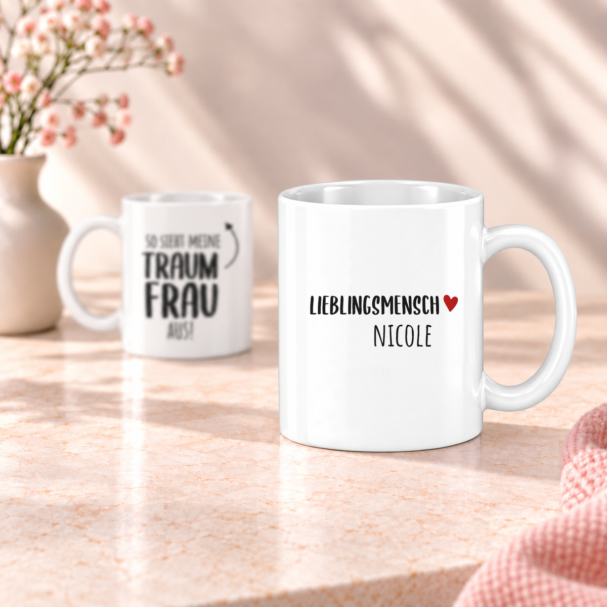 Keramik Tasse mit Namen | So sieht meine Traum Frau aus