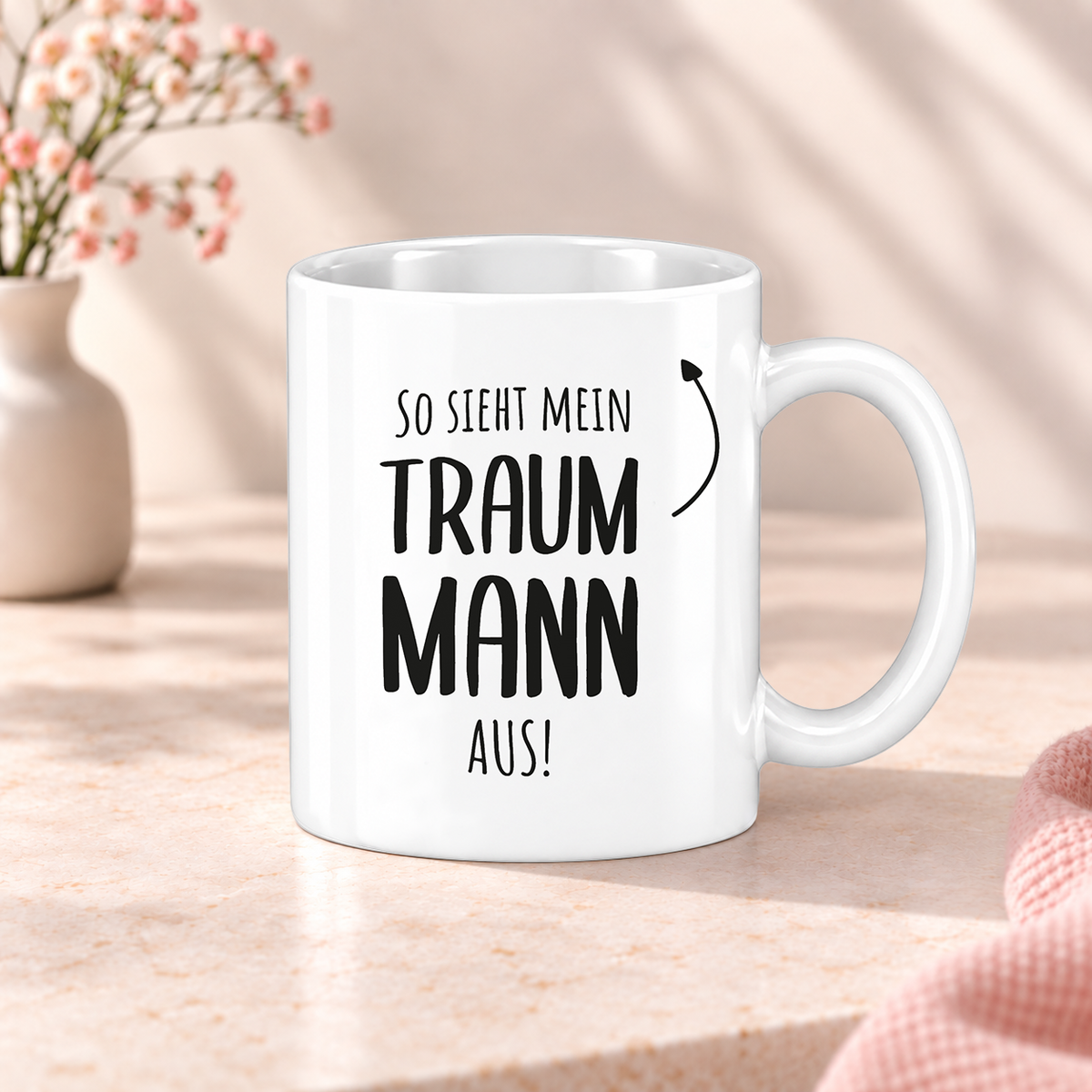 Keramik Tasse mit Namen | So sieht mein Traum Mann aus
