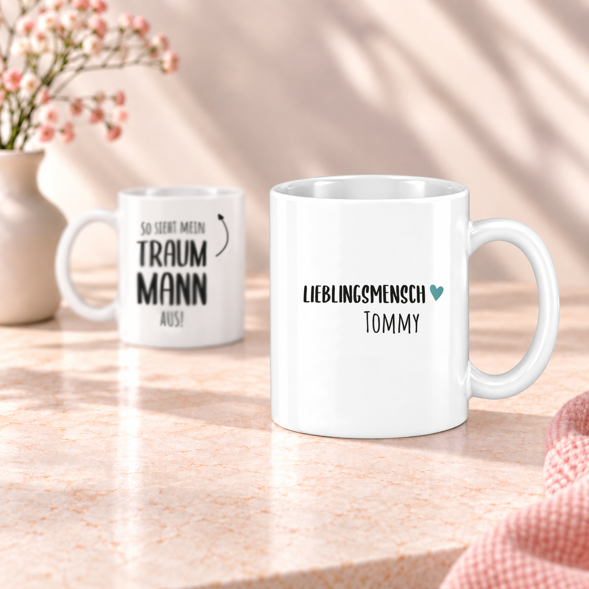 Keramik Tasse mit Namen | So sieht mein Traum Mann aus