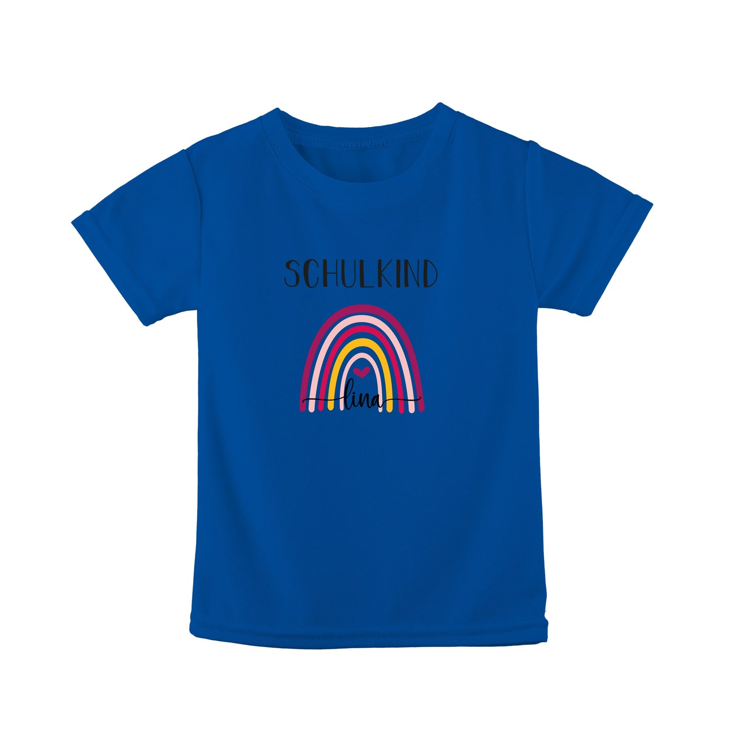 T-Shirt Kinder | Bio-Baumwolle | Schulkind | Regenbogen bunt