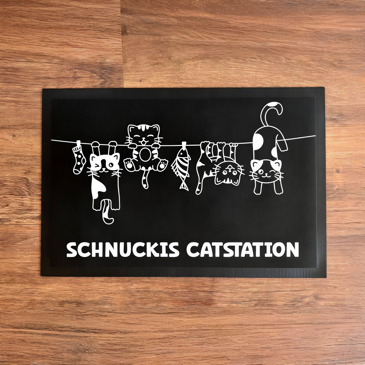 Napfunterlage mit Name | Catstation