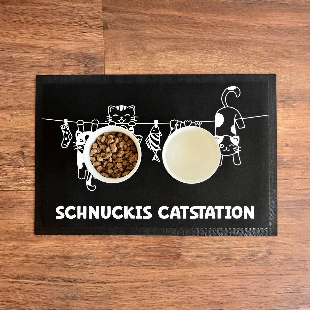 Napfunterlage mit Name | Catstation