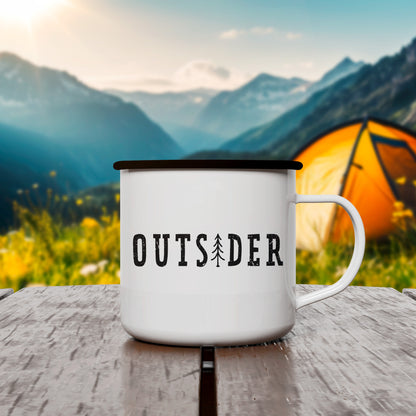 Emaille Tasse | Outsider