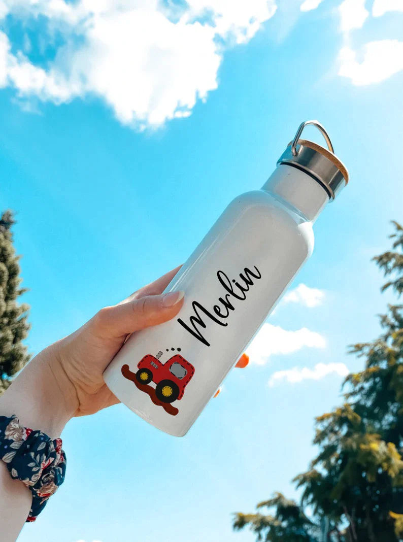 Personalisierte Trinkflaschen mit eigenem Namen und unseren Motiven ...