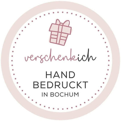 Personalisierte Schulkind-Tasche mit eigenen Namen oder Wunschname - Motiv: Schulkind Blau - verschenkich.de