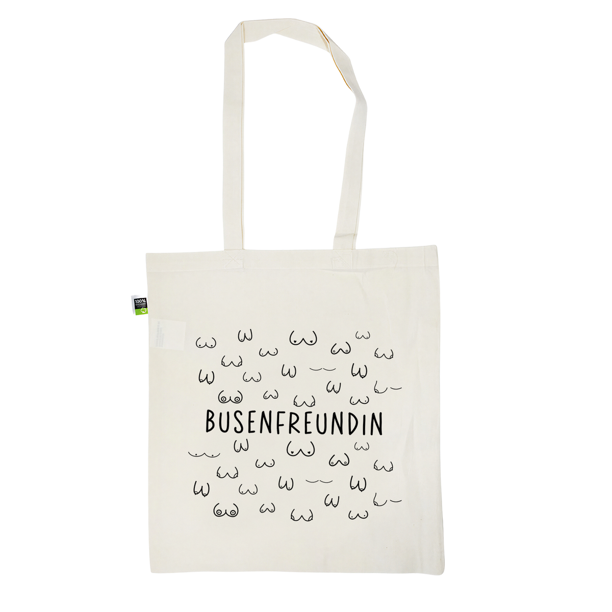 Stofftasche natur aus Bio- Baumwolle | Busenfreundin 1.0