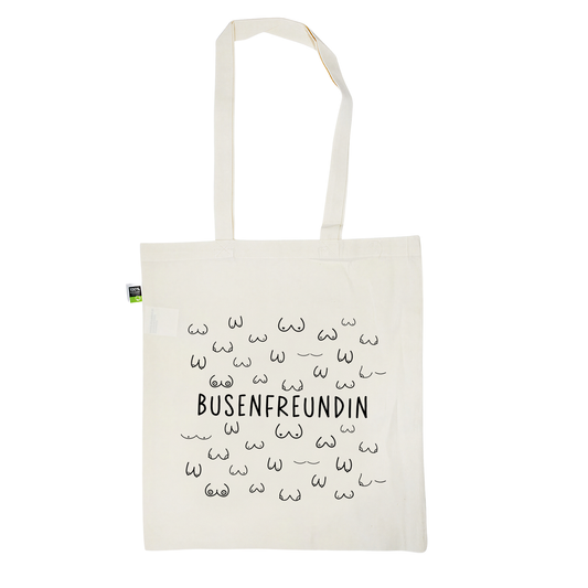 Stofftasche natur aus Bio- Baumwolle | Busenfreundin 1.0
