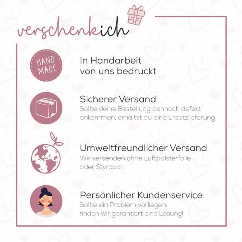 Personalisierte Taufkerze mit eigenen Namen oder Wunschnamen - Motiv: Baum Rosa/Rot - verschenkich.de
