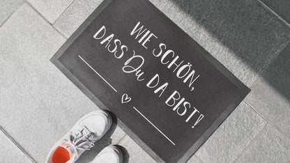 Fußmatte mit Spruch | Herzlich Willkommen - Nur Spaß...bitte geh wieder | 35x50 cm, 40x60 cm, 50x70 cm