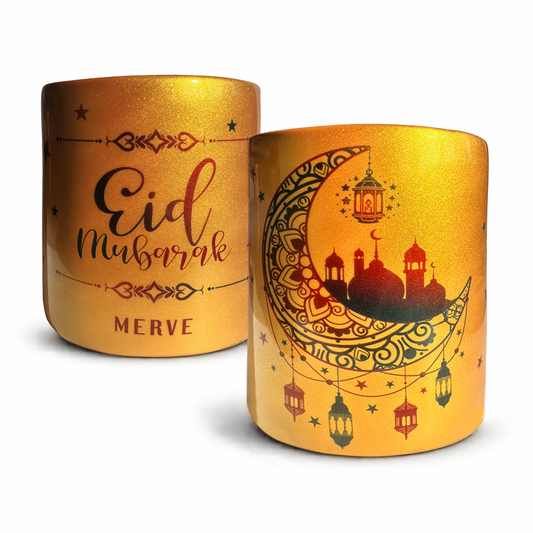 Keramik Spardose mit Name | Ramadan Mond
