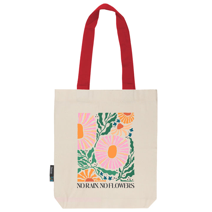 Twill Bag aus Bio- Baumwolle | Floral 11 | no rain no flowers - verschenkich.de