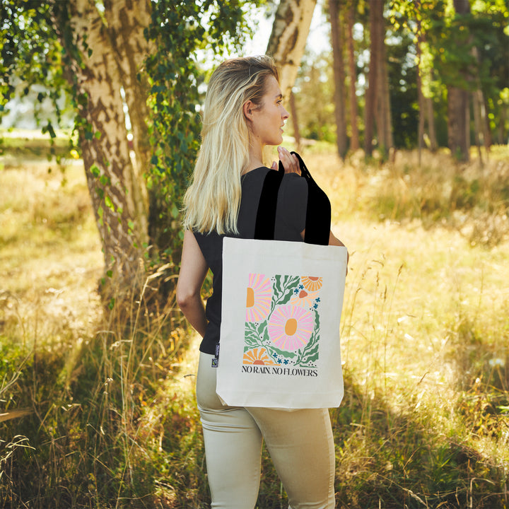Twill Bag aus Bio- Baumwolle | Floral 11 | no rain no flowers - verschenkich.de