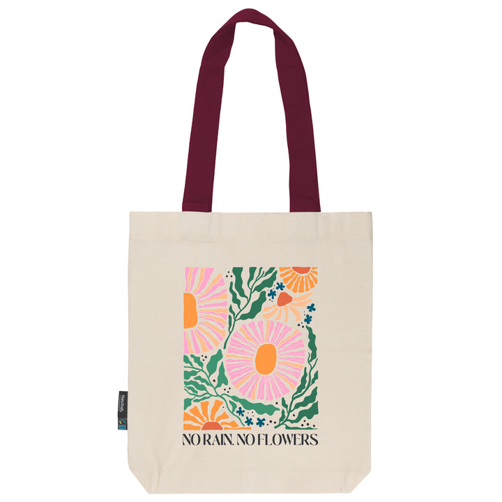 Twill Bag aus Bio- Baumwolle | Floral 11 | no rain no flowers - verschenkich.de