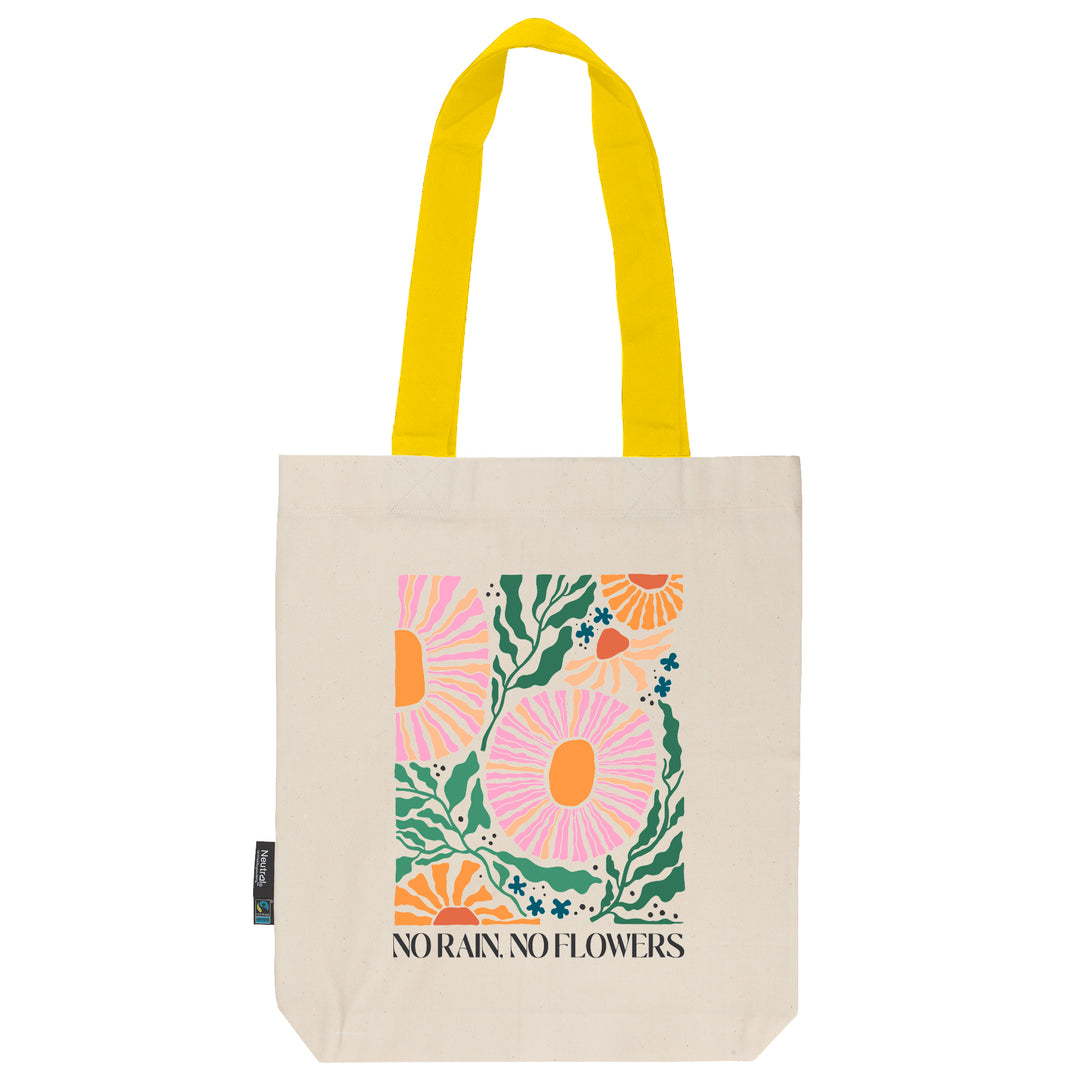 Twill Bag aus Bio- Baumwolle | Floral 11 | no rain no flowers - verschenkich.de