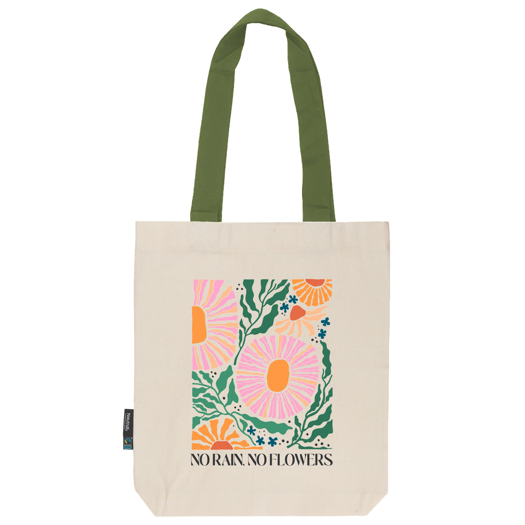 Twill Bag aus Bio- Baumwolle | Floral 11 | no rain no flowers - verschenkich.de