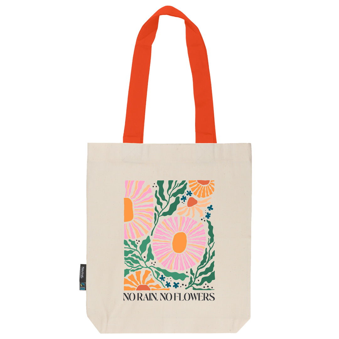 Twill Bag aus Bio- Baumwolle | Floral 11 | no rain no flowers - verschenkich.de