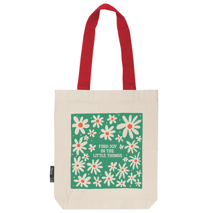Twill Bag aus Bio- Baumwolle | Floral 4 | Find Joy - verschenkich.de
