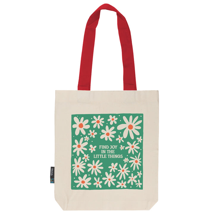 Twill Bag aus Bio- Baumwolle | Floral 4 | Find Joy - verschenkich.de