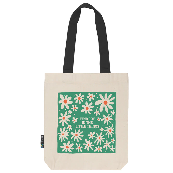Twill Bag aus Bio- Baumwolle | Floral 4 | Find Joy - verschenkich.de