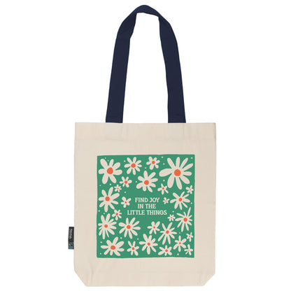 Twill Bag aus Bio- Baumwolle | Floral 4 | Find Joy - verschenkich.de