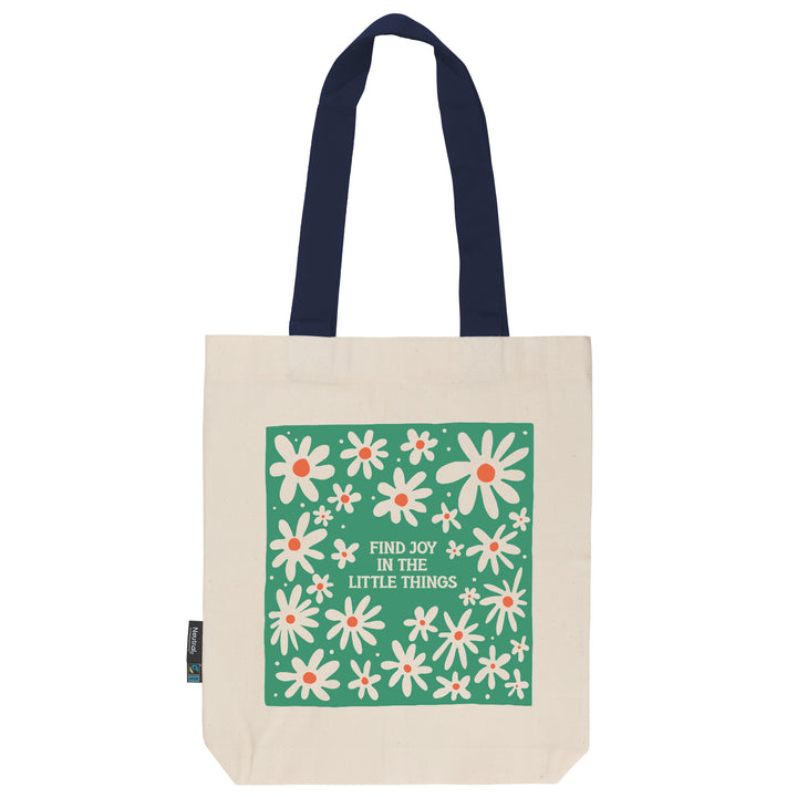 Twill Bag aus Bio- Baumwolle | Floral 4 | Find Joy - verschenkich.de
