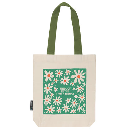 Twill Bag aus Bio- Baumwolle | Floral 4 | Find Joy - verschenkich.de