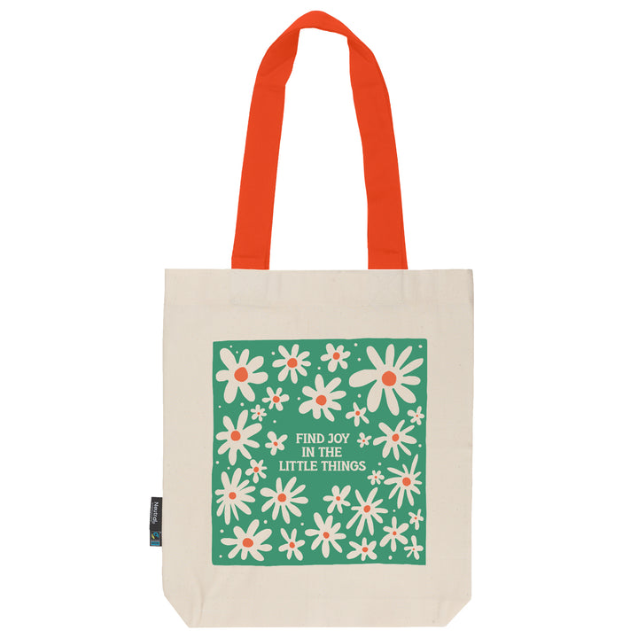 Twill Bag aus Bio- Baumwolle | Floral 4 | Find Joy - verschenkich.de