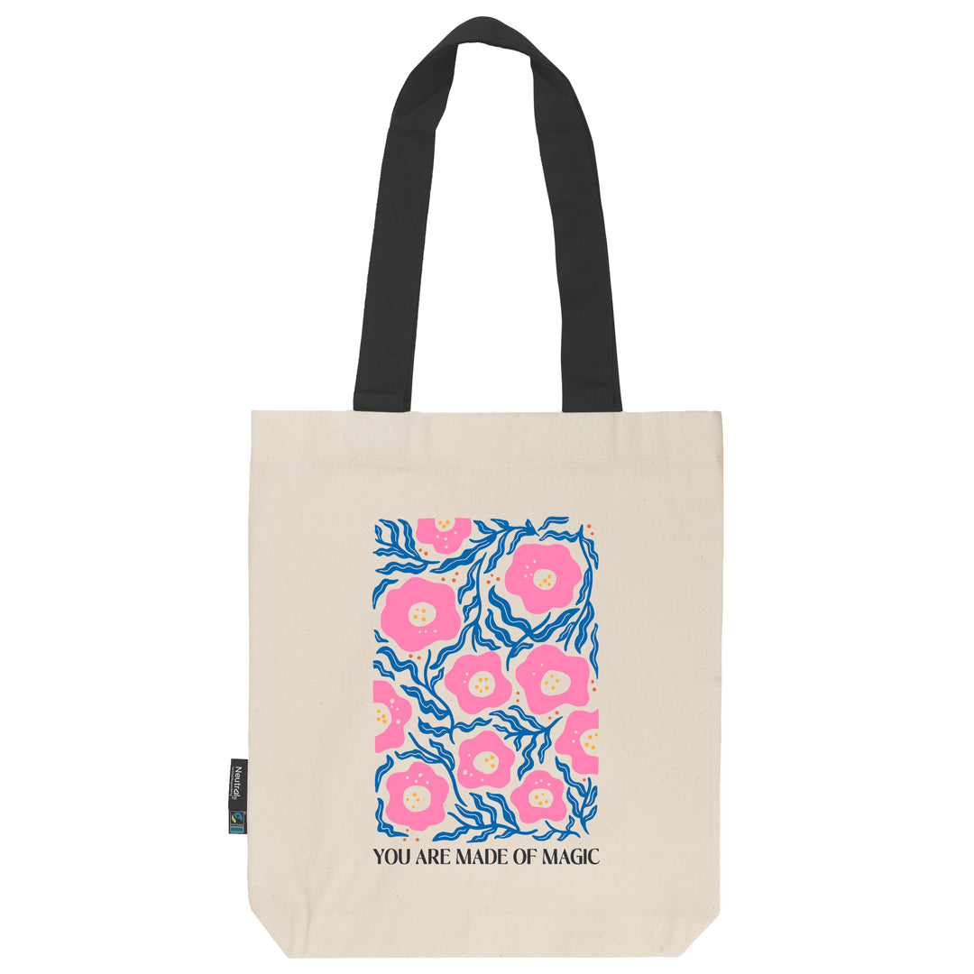 Twill Bag aus Bio- Baumwolle | Floral 5 | You are made of magic - verschenkich.de