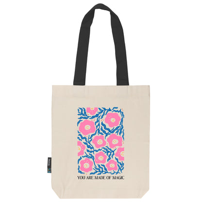 Twill Bag aus Bio- Baumwolle | Floral 5 | You are made of magic - verschenkich.de