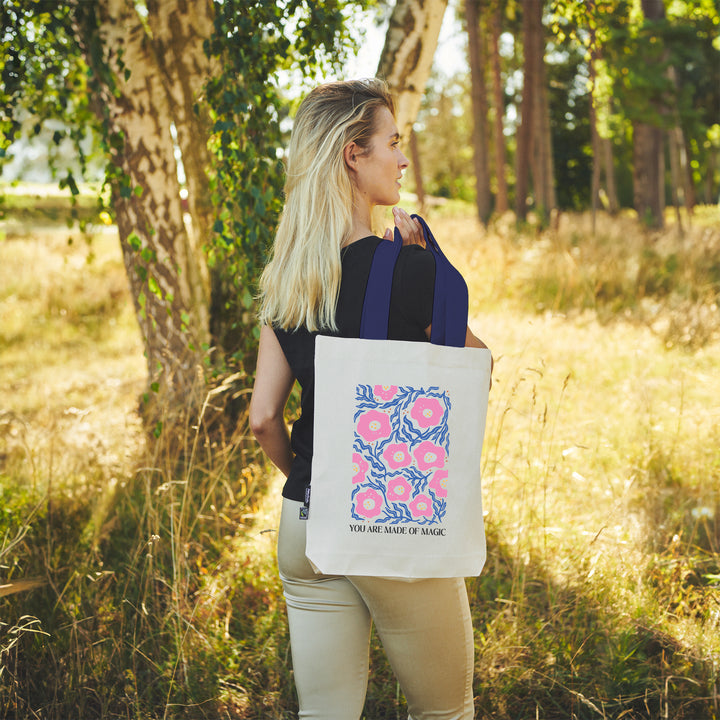 Twill Bag aus Bio- Baumwolle | Floral 5 | You are made of magic - verschenkich.de