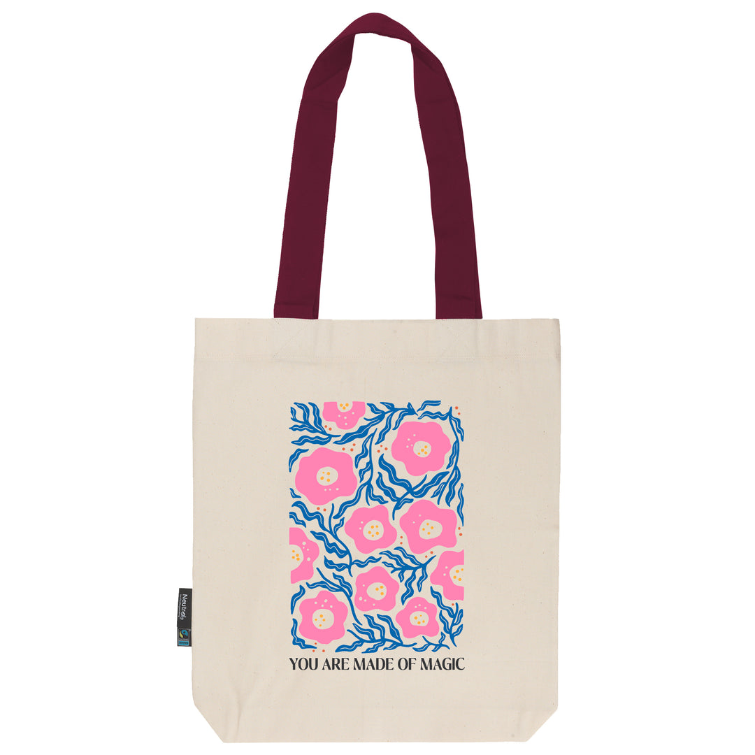 Twill Bag aus Bio- Baumwolle | Floral 5 | You are made of magic - verschenkich.de