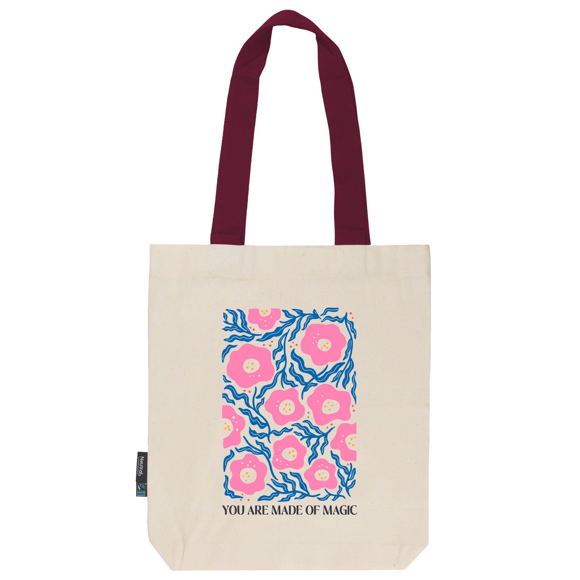 Twill Bag aus Bio- Baumwolle | Floral 5 | You are made of magic - verschenkich.de