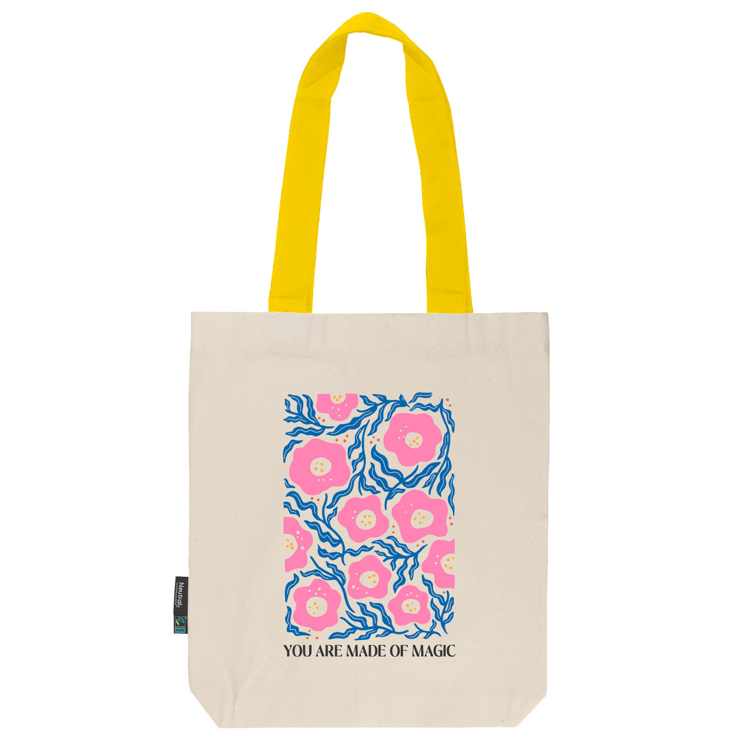 Twill Bag aus Bio- Baumwolle | Floral 5 | You are made of magic - verschenkich.de