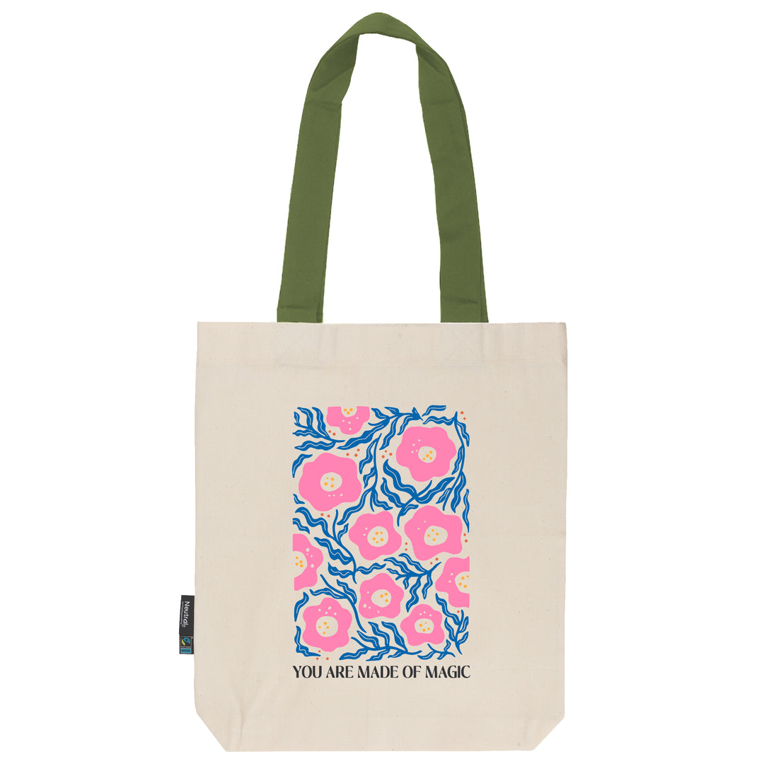 Twill Bag aus Bio- Baumwolle | Floral 5 | You are made of magic - verschenkich.de