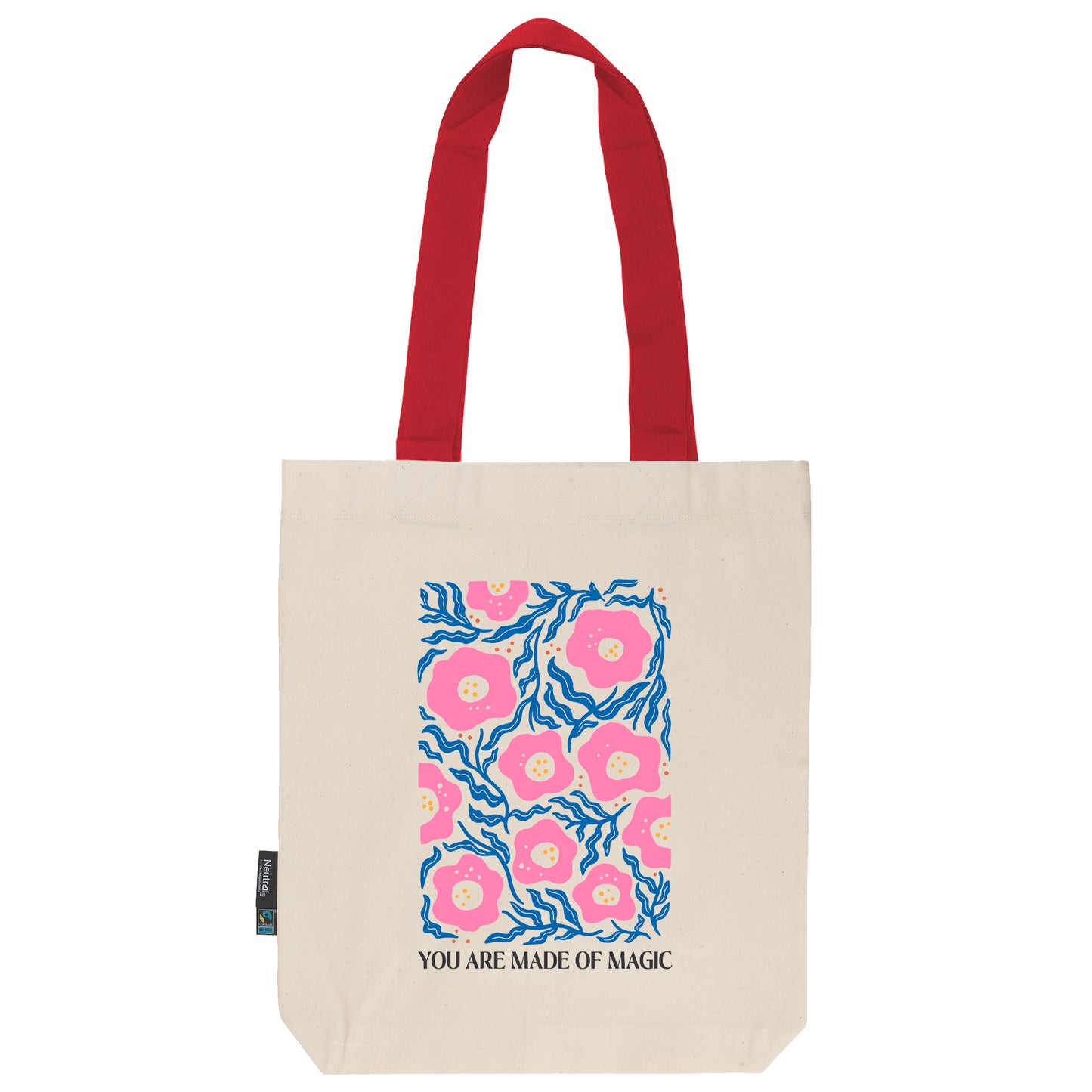 Twill Bag aus Bio- Baumwolle | Floral 5 | You are made of magic - verschenkich.de