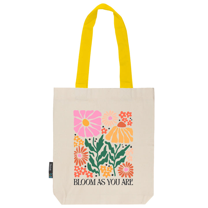 Twill Bag aus Bio- Baumwolle | Floral 6 | Bloom as you are - verschenkich.de