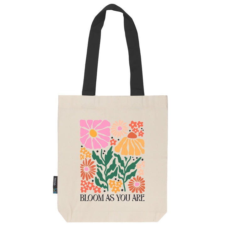 Twill Bag aus Bio- Baumwolle | Floral 6 | Bloom as you are - verschenkich.de