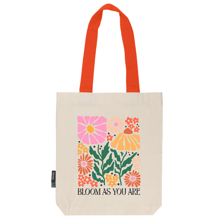 Twill Bag aus Bio- Baumwolle | Floral 6 | Bloom as you are - verschenkich.de
