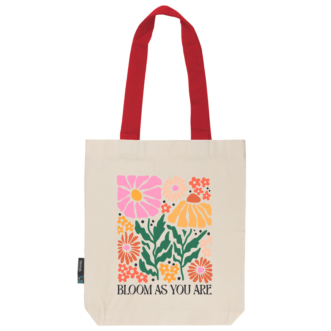 Twill Bag aus Bio- Baumwolle | Floral 6 | Bloom as you are - verschenkich.de