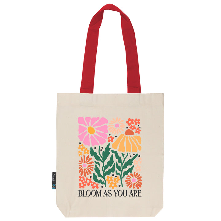 Twill Bag aus Bio- Baumwolle | Floral 6 | Bloom as you are - verschenkich.de