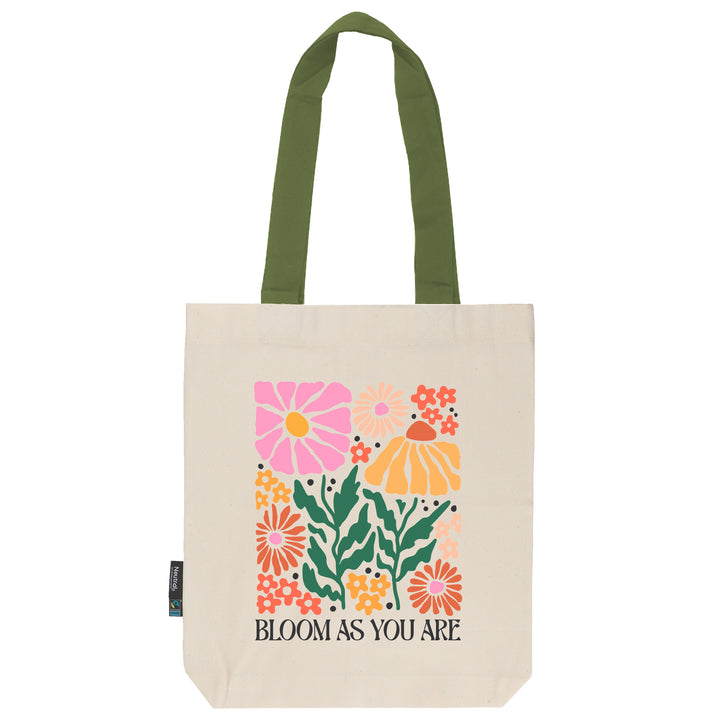Twill Bag aus Bio- Baumwolle | Floral 6 | Bloom as you are - verschenkich.de
