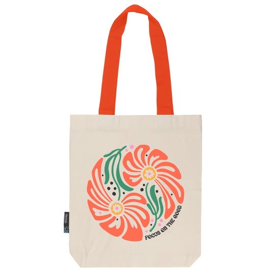 Twill Bag aus Bio- Baumwolle | Floral 7 | Focus on the Good - verschenkich.de