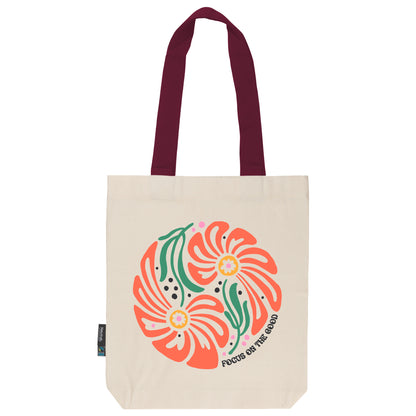 Twill Bag aus Bio- Baumwolle | Floral 7 | Focus on the Good - verschenkich.de