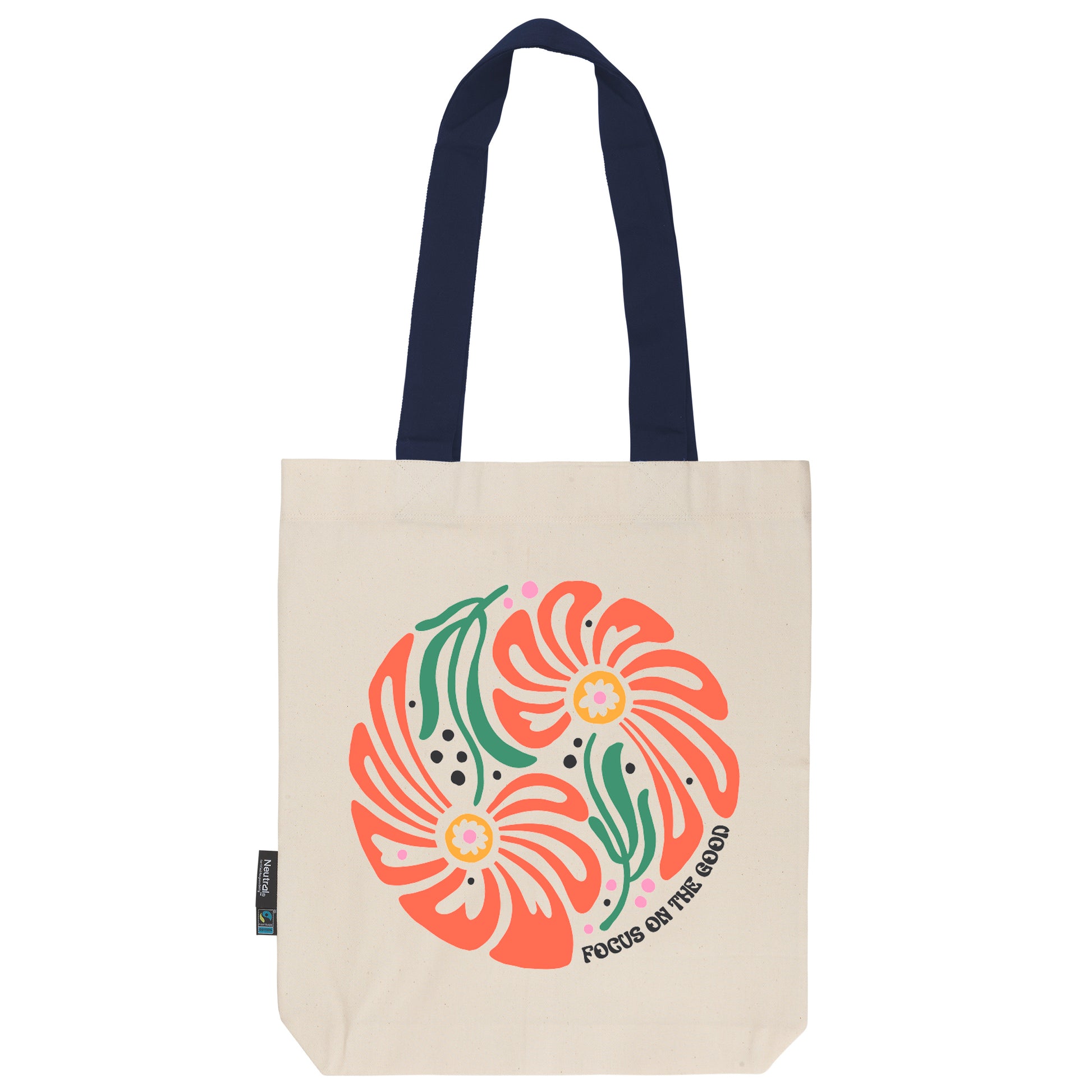 Twill Bag aus Bio- Baumwolle | Floral 7 | Focus on the Good - verschenkich.de