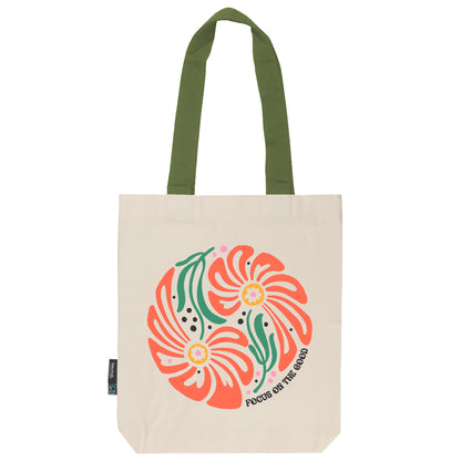 Twill Bag aus Bio- Baumwolle | Floral 7 | Focus on the Good - verschenkich.de